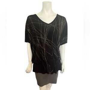 VANILLA SUGAR Black Women's Top XL